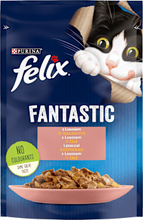 Karma dla kotów łosoś w galaretce Fantastic Felix