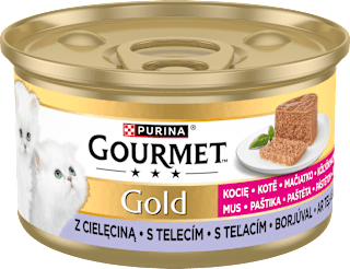 Karma dla kociąt mus z cielęciną Gold Purina Gourmet