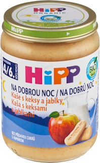 BIO kaše na dobrou noc s keksy a jablky HiPP