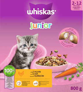 Trockenfutter Katze Junior Huhn  Whiskas