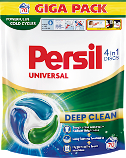 Pracie kapsuly Discs 4v1 Deep Clean Universal Persil
