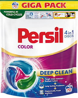 Pracie kapsuly Discs 4v1 Deep Clean Color Persil