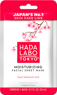 hydratační textilní pleťová maska  HADA LABO TOKYO