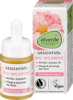 Ulei de față cu trandafir sălbatic bio alverde NATURKOSMETIK