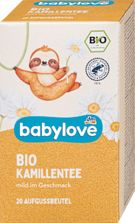 Bio zeliščni kamilični čaj, po dopolnjenem 4. mesecu starosti (20 × 1,75 g) babylove