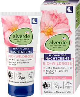 Nachtcreme Bio-Wildrose alverde NATURKOSMETIK