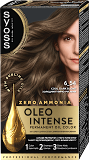 Vopsea de păr permanentă 6-54 Blond închis syoss Oleo Intense