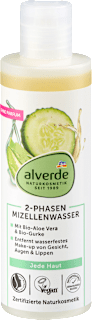Mizellenwasser 2-Phasen Bio-Aloe Vera & Bio-Gurke alverde NATURKOSMETIK