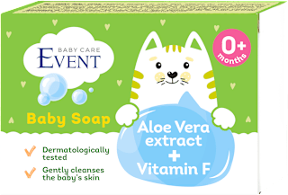 Бебешки сапун с алое вера и витамин F EVENT BABY CARE