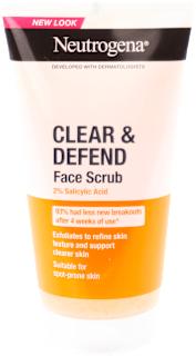 Clear&Defend piling za lice sa 2% salicilne kiseline  Neutrogena