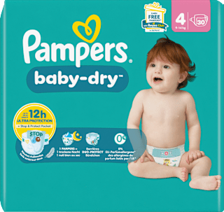 Windeln Baby Dry Gr.4 Maxi (9-14 kg) Pampers baby-dry