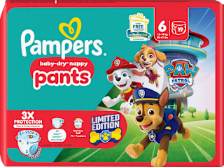Baby Pants Baby Dry Paw Patrol Gr. 6 (14-19 kg) Pampers