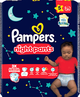 Baby Pants night Gr. 5 Junior (12-17 kg) Pampers