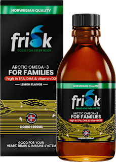 Prehransko dopolnilo omega-3 za družine, vitamin D3, okus limone, tekoče frisk GOOD FOR EVERY BODY