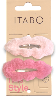 Plišane špange za kosu – ružičasta ITABO