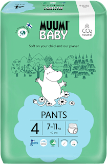 plenkové kalhotky velikost 4, 7-11 kg Muumi Baby