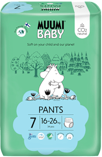 plenkové kalhotky velikost 7, 16-26 kg Muumi Baby