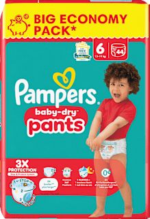 Baby Pants Baby Dry Gr. 6 Extra Large (14-19 kg) Big Pack Pampers