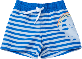 Badehose mit Oktopus-Motiv & Tasche, blau, Gr. 122/128 PUSBLU