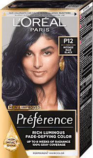 Boja za kosu -  P12 Intensive Blue Black L'ORÉAL PARiS PRÉFÉRENCE