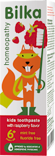 Детска паста за зъби с аромат на малина 6+ Bilka