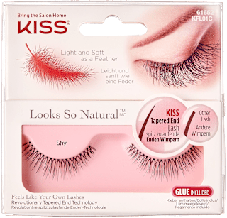 Künstliche Wimpern Looks So Natural 01 Shy (1 Paar) KISS