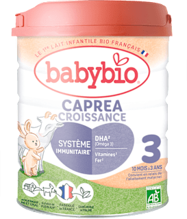 bio pokračovací mléčná kojenecká výživa 3 kozí Caprea 10m babybio