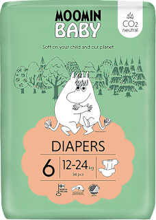 pleny velikost 6, 12-24 kg Moomin Baby