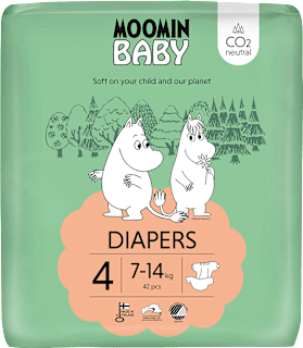 pleny velikost 4, 7-14 kg Moomin Baby