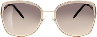 Sonnenbrille Damen Schmetterlingsform gold SUNDANCE