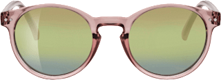 Sonnenbrille Damen transparent dunkelrosé SUNDANCE
