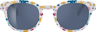 Sonnenbrille Kids weiß mit Sommermotiven SUNDANCE