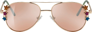 Sonnenbrille Kids gold mit Sternchen SUNDANCE