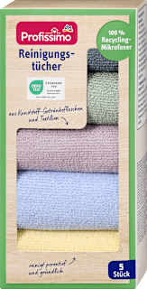 Reinigungstücher 100% Recycling-Mikrofaser Profissimo