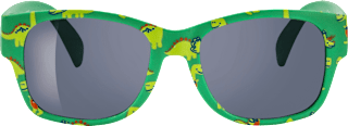 Sonnenbrille Kids grün mit Dinos SUNDANCE