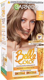 Tinta permanente Belle Color biondo cenere naturale 4 GARNIER