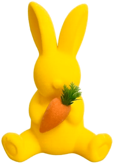 Plišani zec – žuti, s mrkvom Ira Commerce