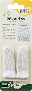 Mundpflege Fingerling Silber-Fee Grünspecht