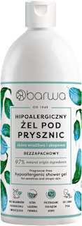 Hipoalergiczny żel pod prysznic, bezzapachowy Barwa