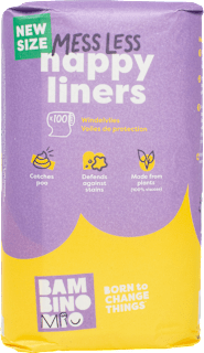 Windelvlies mess less happy liners, 100 Blatt Bambino Mio