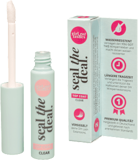 Künstliche Wimpern Top Coat Seal The Deal Clear GirlGotLashes