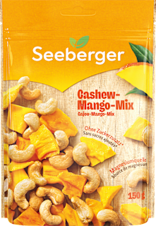 Nuss- & Trockenfrüchtemischung, Cashew-Mango-Mix Seeberger