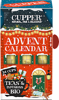 Adventskalender 2026, 24 Tassen Teegenuss Cupper