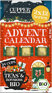 Adventskalender 2026, 24 Tassen Teegenuss Cupper