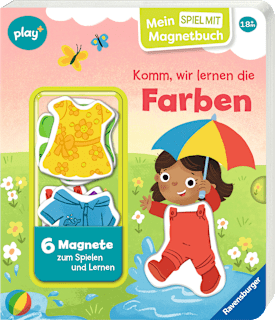 Kinderbuch play+ Mein Spiel Komm, wir lernen die Farben Ravensburger