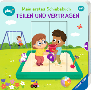 Kinderbuch Play+ Mein erstes Schiebebuch Teilen und Vertragen Ravensburger