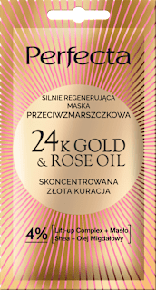Maska regenerująca przeciwzmarszczkowa do twarzy Perfecta