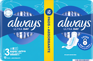 vložky s křidélky Ultra Day, velikost 3 always