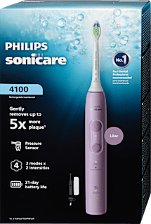 Elektromos fogkefe Sonicare 4100 tokkal lila színben Philips Sonicare
