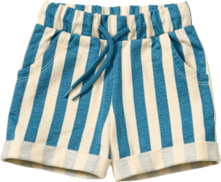 Shorts aus Sweat, blau & weiß, Gr. 74 ALANA